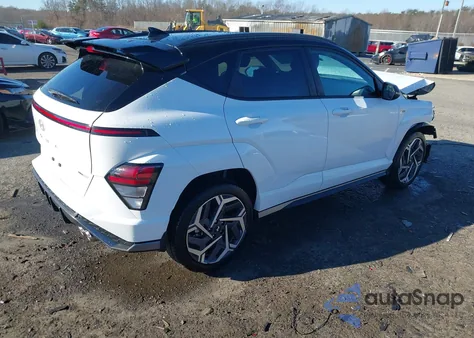 2025 Hyundai Kona N Line from USA, damaged, VIN KM8HACA37SU204893